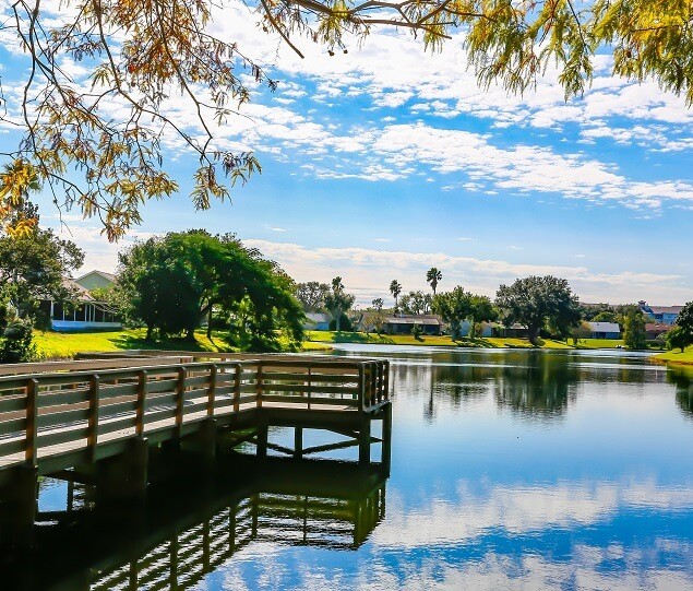 Fishing pier at Eagle Park