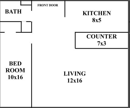 1BR/1BA - Woodhaven Park Apartments