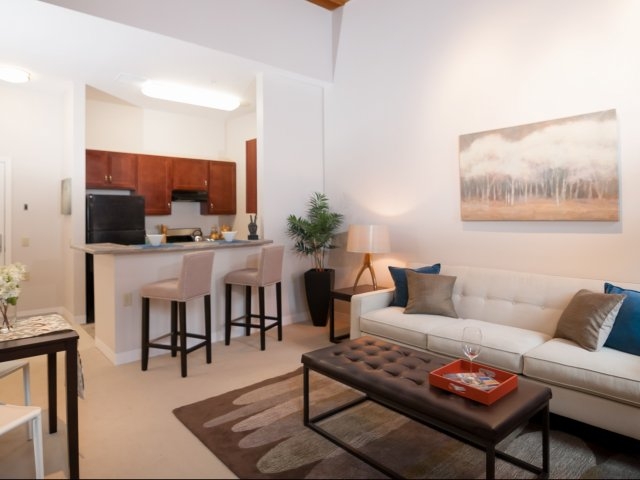 Sala de estar - Pine Valley Lofts