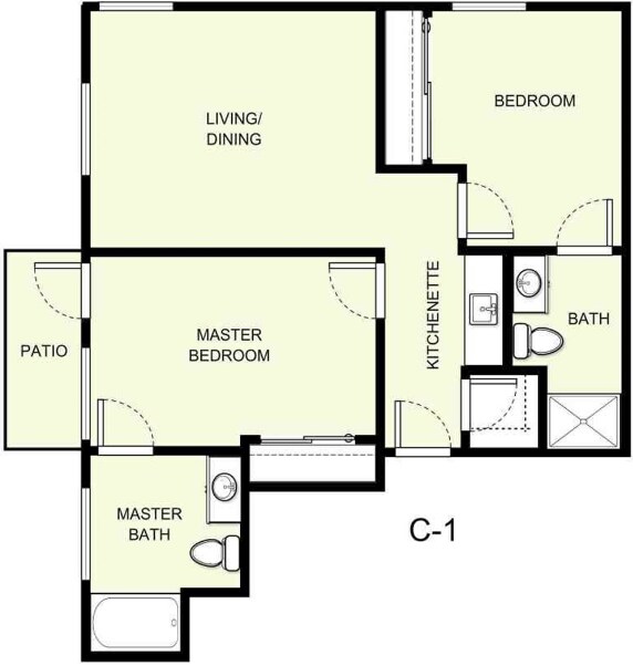 Plano de planta - Holiday Warburton Place