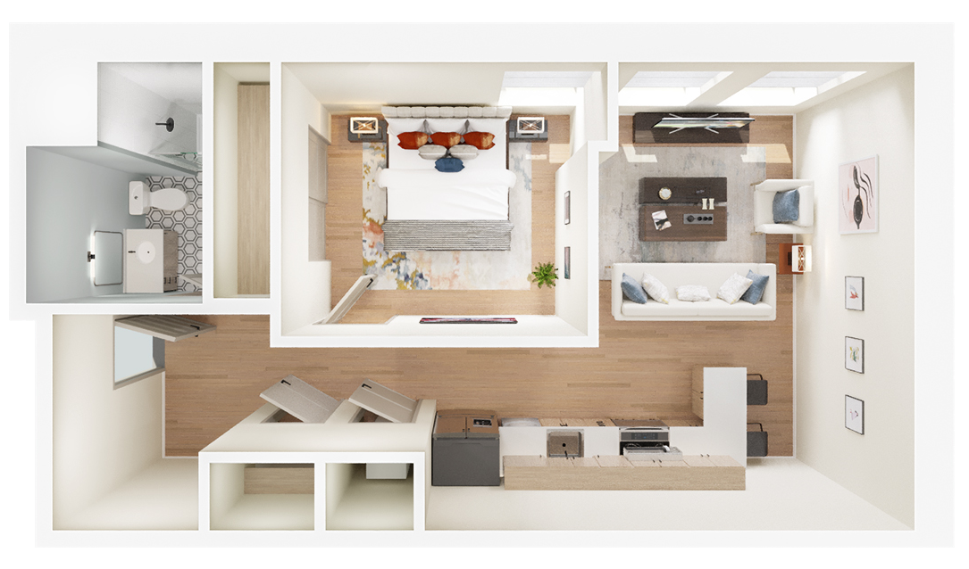 Innovation Landing – 1 Bed 1 Bath D