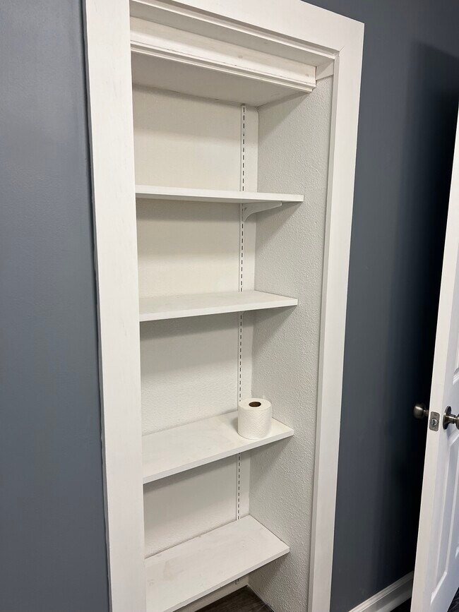 Built in linen closet - 206 Tompkins St