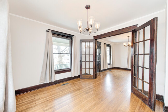 French doors in parlor/office room - 2418 E 16th St