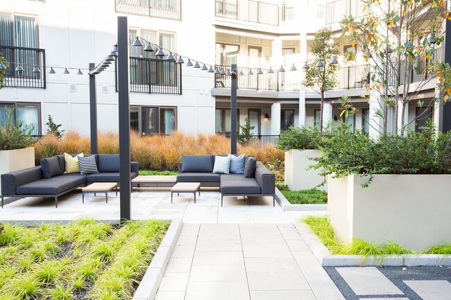 Zen Courtyard Lounge - Axel Brewers Hill Apartments