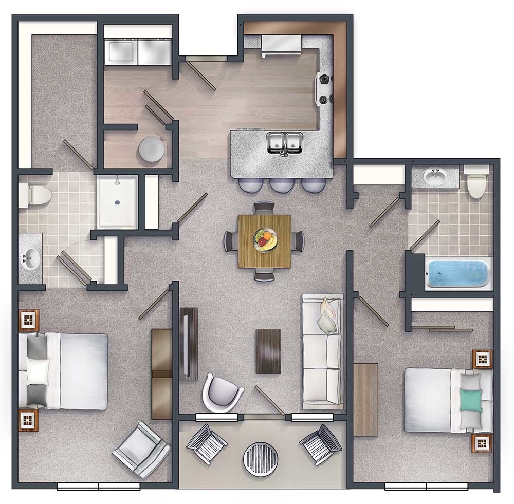 Traditions at Royalton Place - Seniors 55+ – 2 Bedroom Craftsman