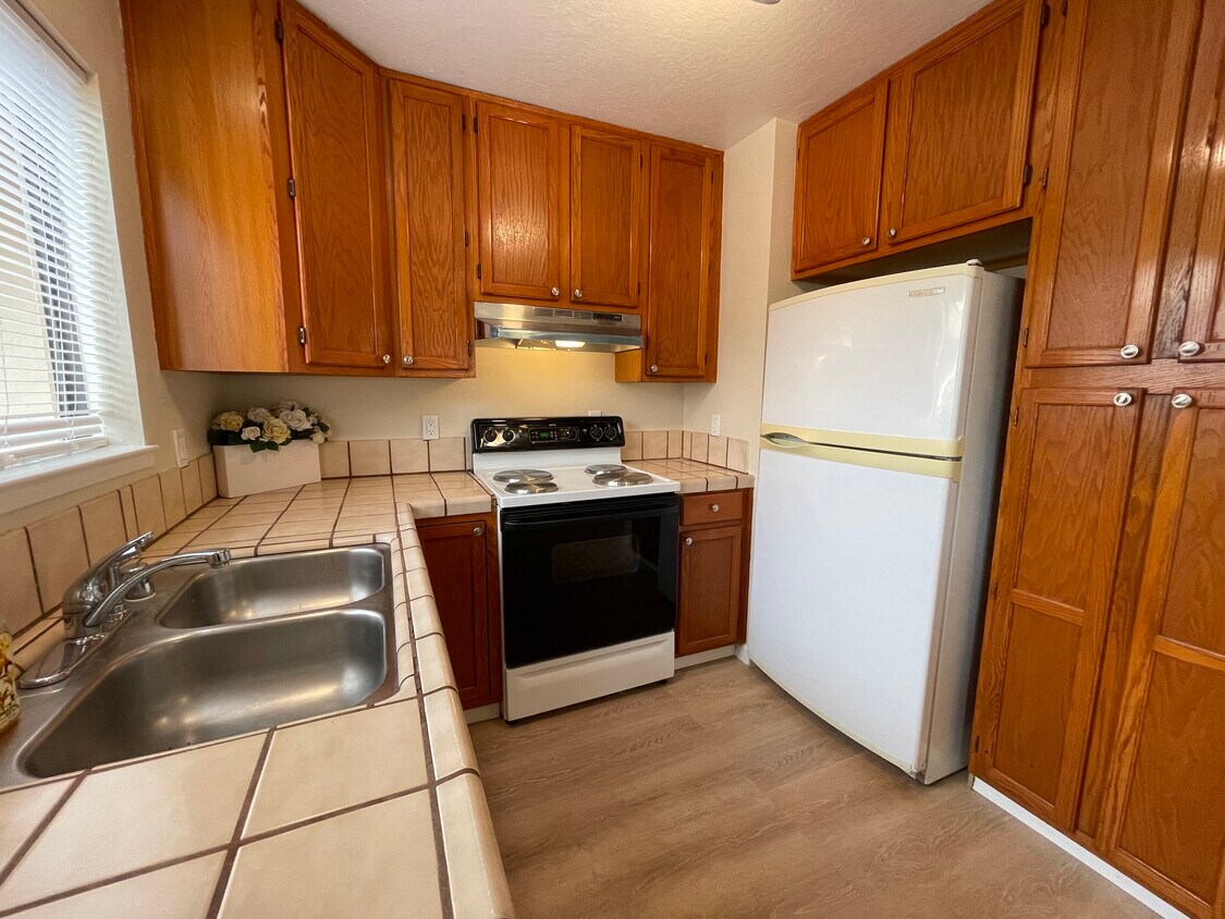 New dishwasher, Kitchen-Aid refrigerator, GE stove/oven - 932 Alba Ct