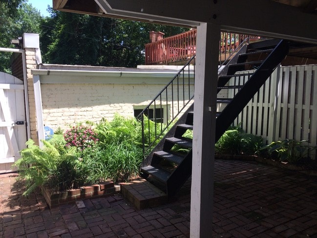 Private patio - 1937 38th St NW