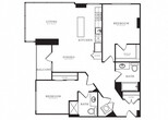 2 Bed/2 Bath-D1B