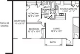 2 Bed, 2 Bath Lower