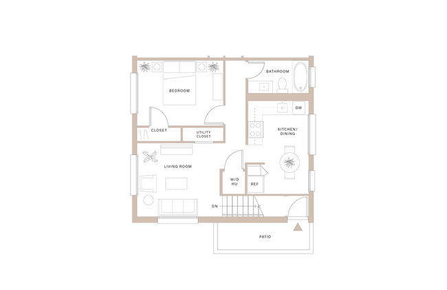 Interior Photo - 1100 Washington Circle