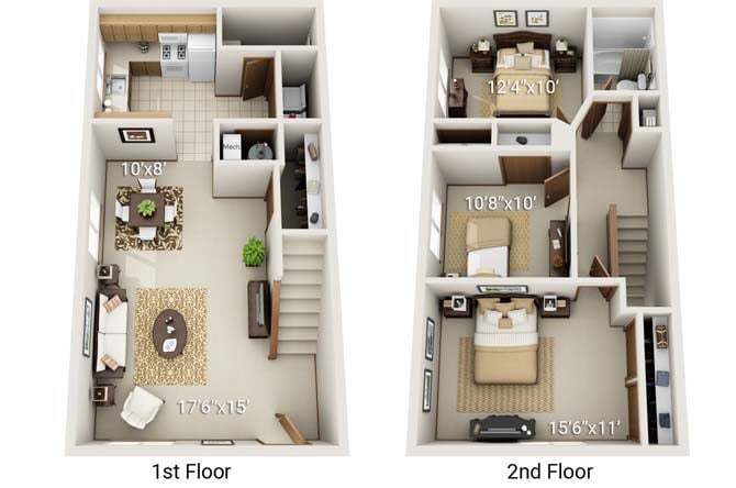 Big Creek Apartments – CD1T Townhome