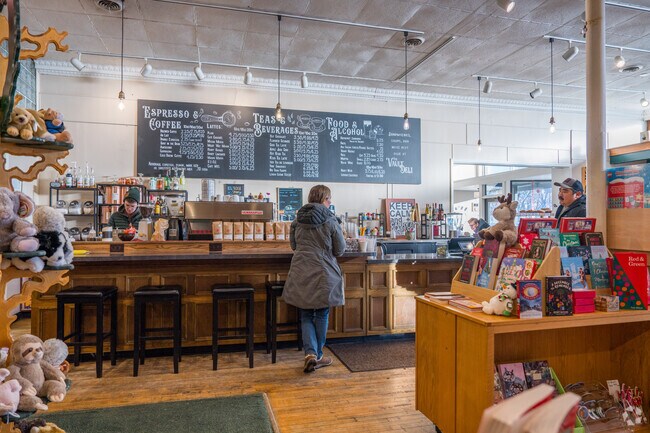 Bestsellers Books and Coffee Co in downtown Mason also has pastries and sandwiches.