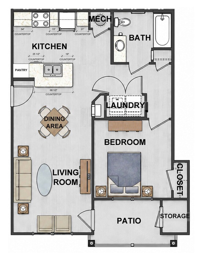 1BR.jpg - 919 at Cross Link