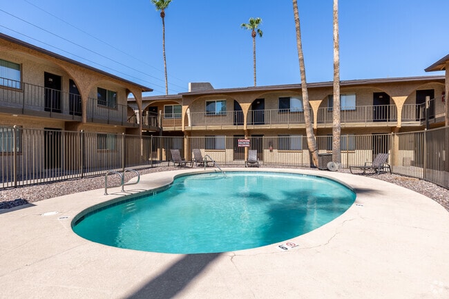 Multiple Pools - Courtyard at Encanto Apartments
