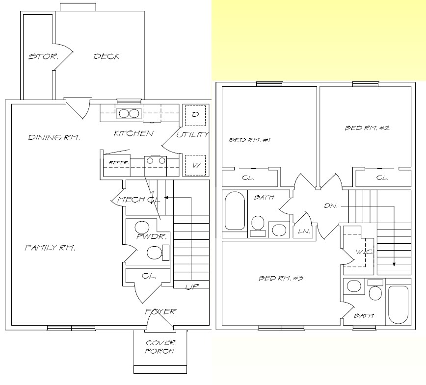 Planos de planta de los apartamentos - 20 Cardinal Ct