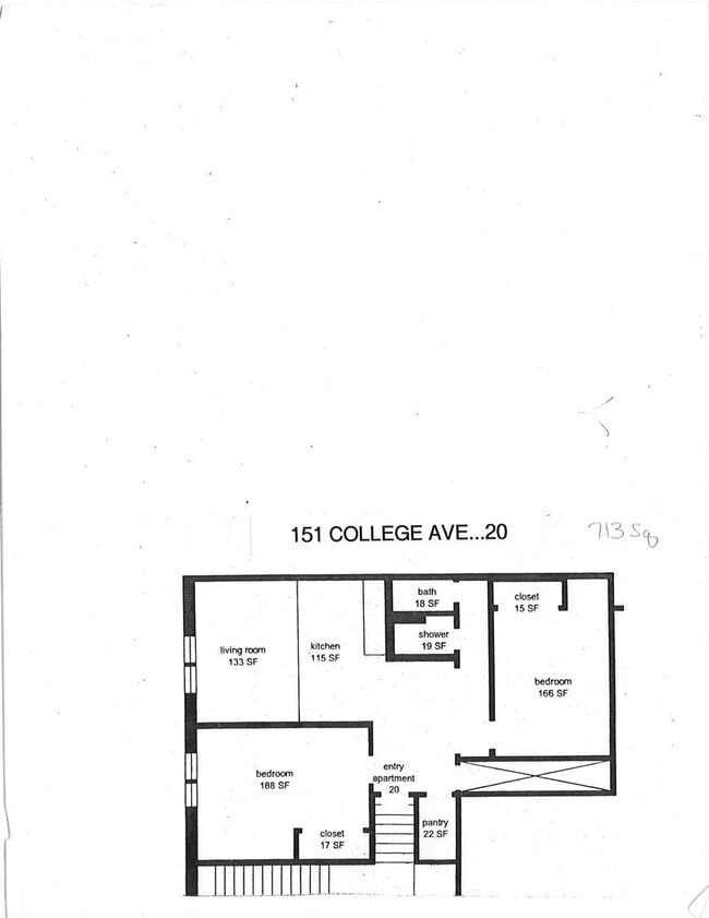 Photo - 2 Bedroom, 1 Bath Apartment