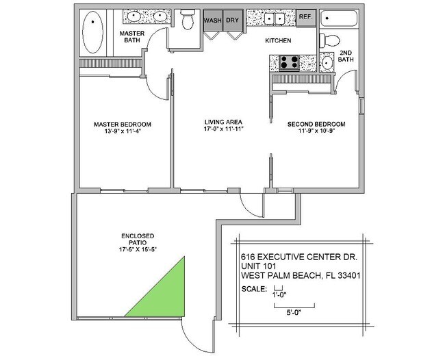 Floor Plan - 616 Executive Center Dr