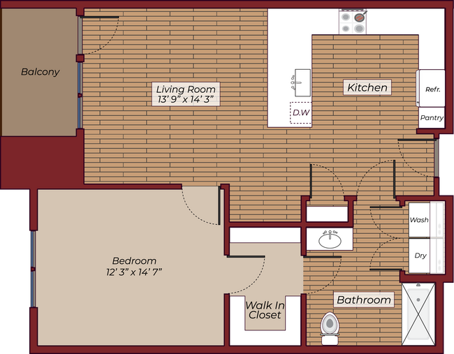 Spruce Floorplan - The James