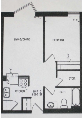 1BR/1BA - Copernicus Lodge