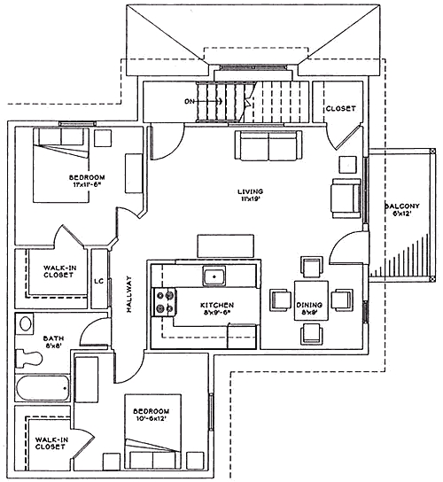 2HAB/1BA - Linderman Creek II Apartments