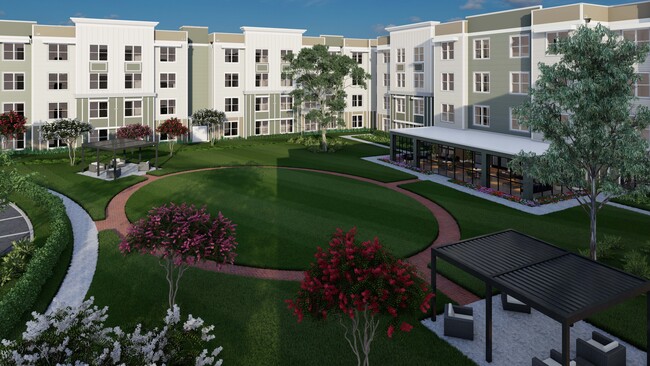 Exterior rendering - Fern Grove (55 + Senior Community)