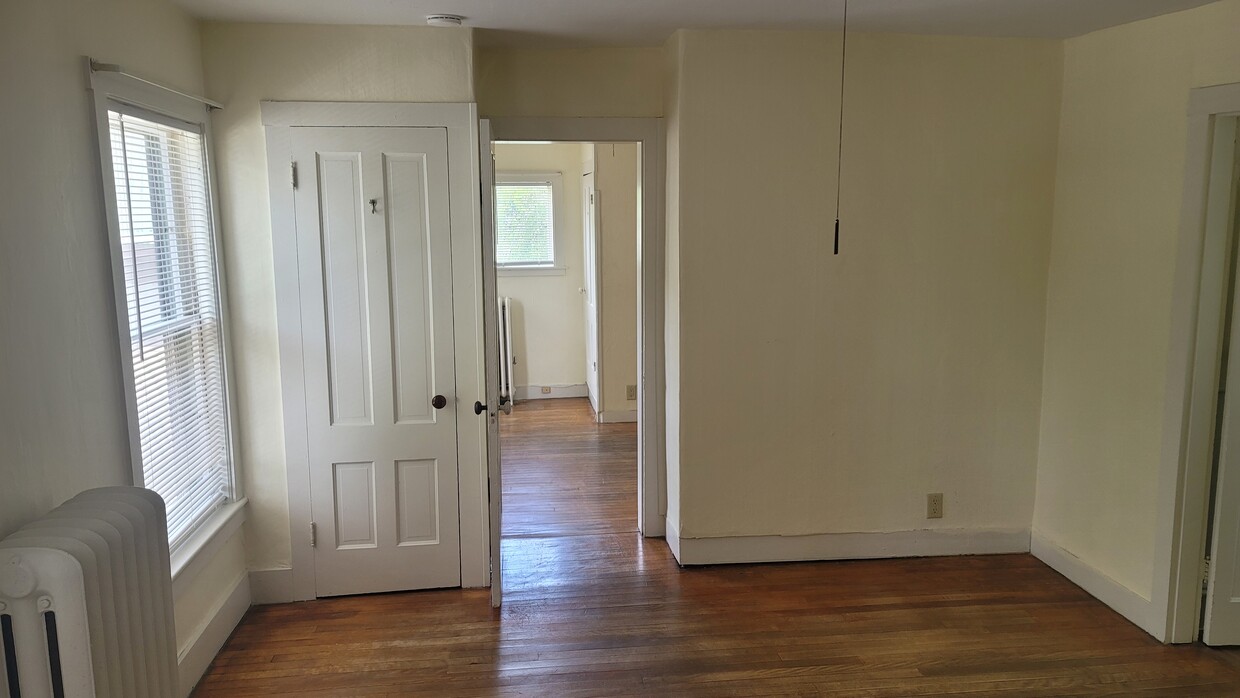Looking into living room from bedroom - 248 Elm St