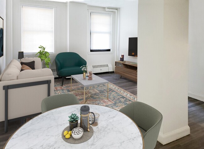 Sala de estar - Hotel President Senior Apartments