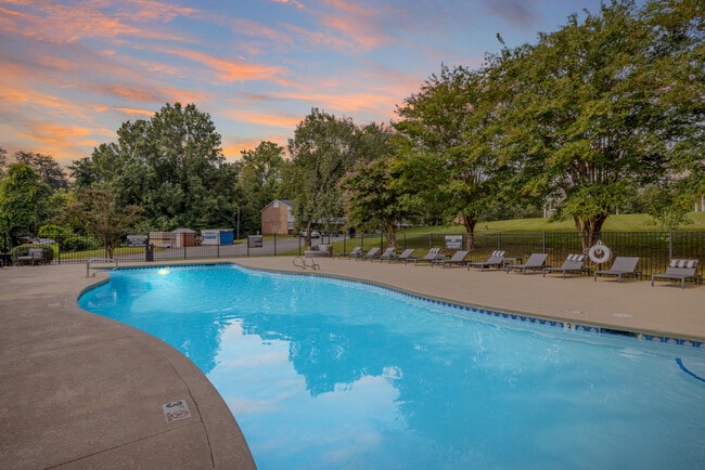 Sparkling Swimming Pool at Lofts at Mill Creek in Winston-Salem, NCq - Lofts at Mill Creek Apartments
