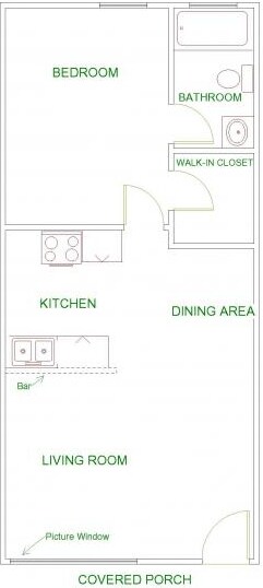 1HAB/1BA - Malibu Court Apartments