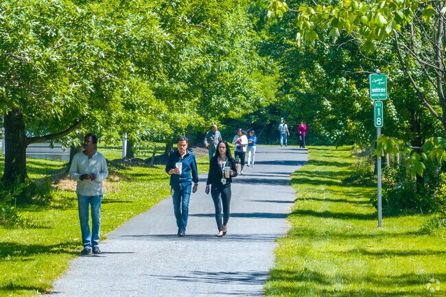 The 26-mile Capital Area Greenbelt Trail runs through Steelton and goes into Harrisburg.