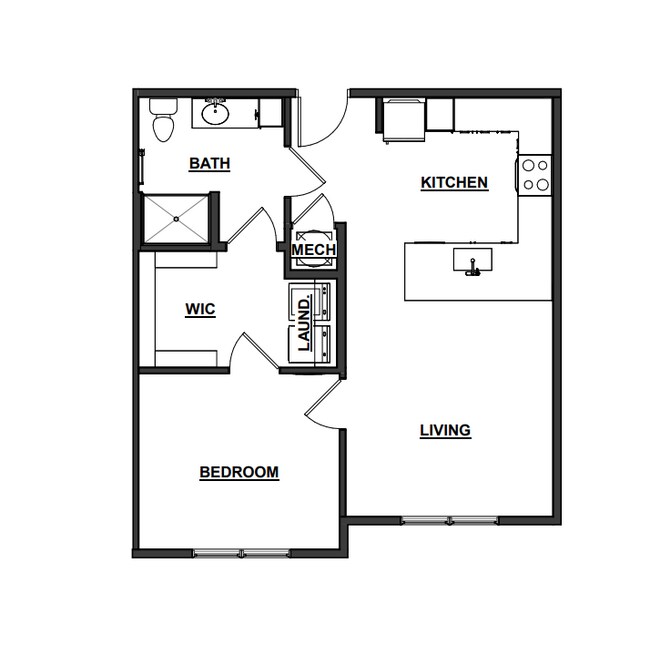 Plano de planta - Reserve at Spencer