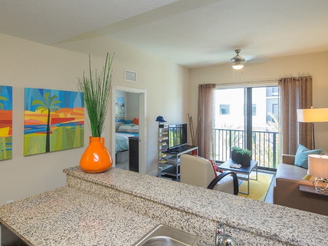 Model - Kitchen 1- University Park Boca - Student | University Park Apartments