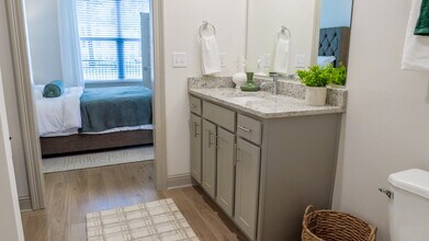 The Opal: 1BR, 1BA- Primary Bathroom - The Waters at Bluebonnet