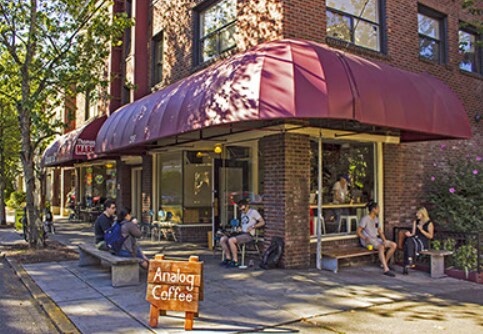 Analog Coffee and the B-Side - 411 E Thomas St