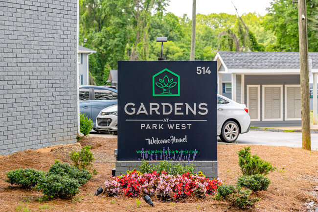 Sign - Gardens at Park West