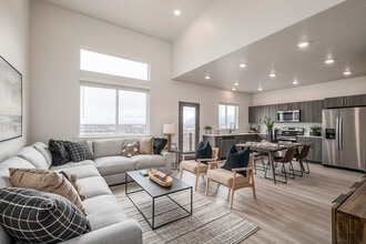 Timberline Living Room - Railrunner Townhomes
