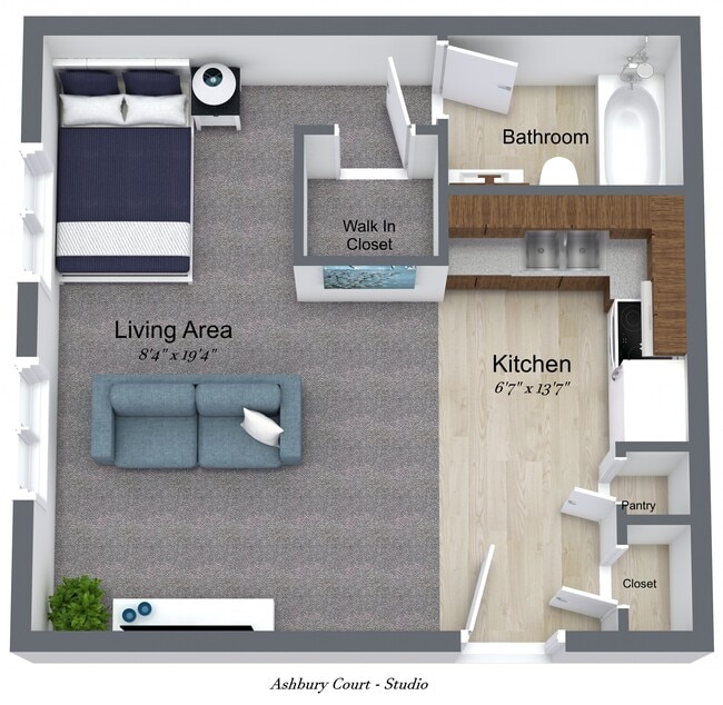 Studio Apartment - Ashbury Court