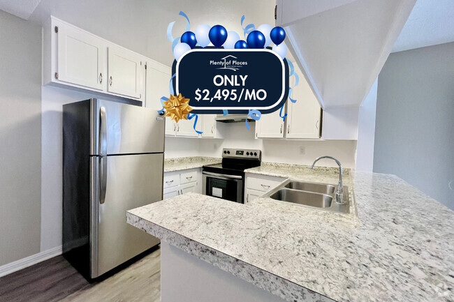 Unit Interior - Kitchen - Sycamore Pines Apartments