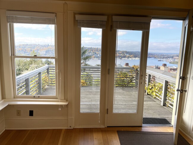 kitchen to deck - 2215 Broadway E