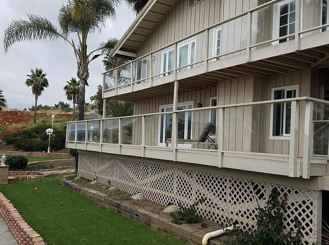 Exterior view. Lower deck and lower entrance is this apartment. - 33562 Valle Rd