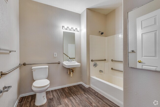 2 BR, 2 BA (Plano B del piso) - 1249 SF - Aspen Peak