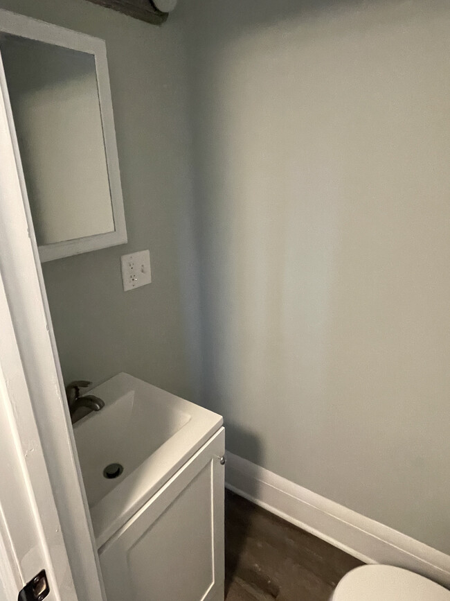 Convenient half bath on first floor - 3377 Silsby Rd