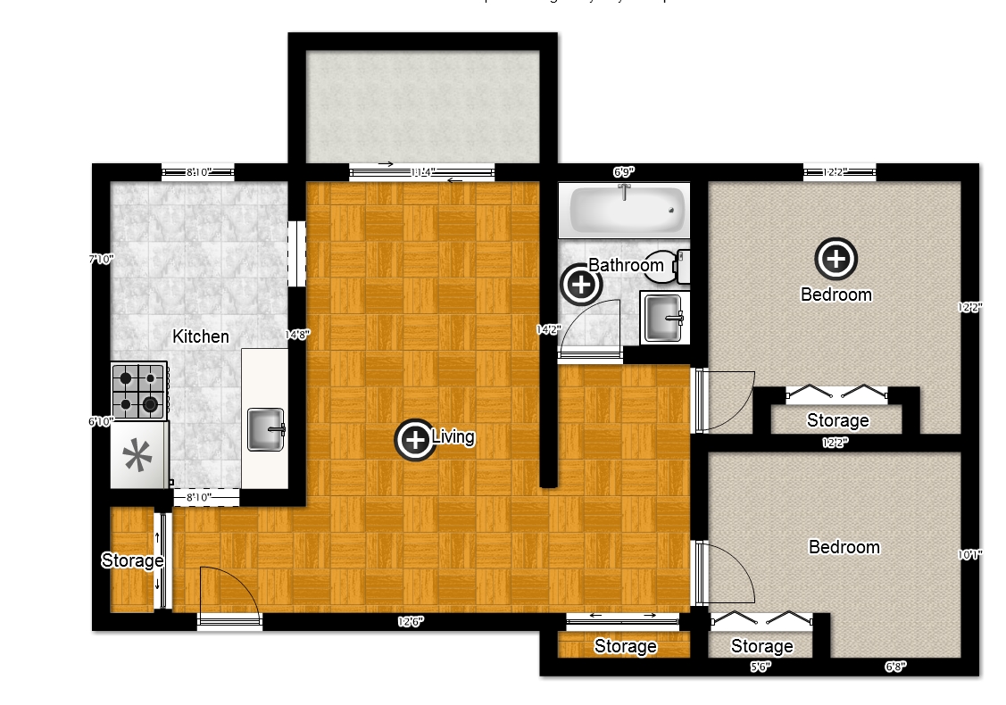 Floorplan - Maplewood/Cherryblossom/Juniper Apartments