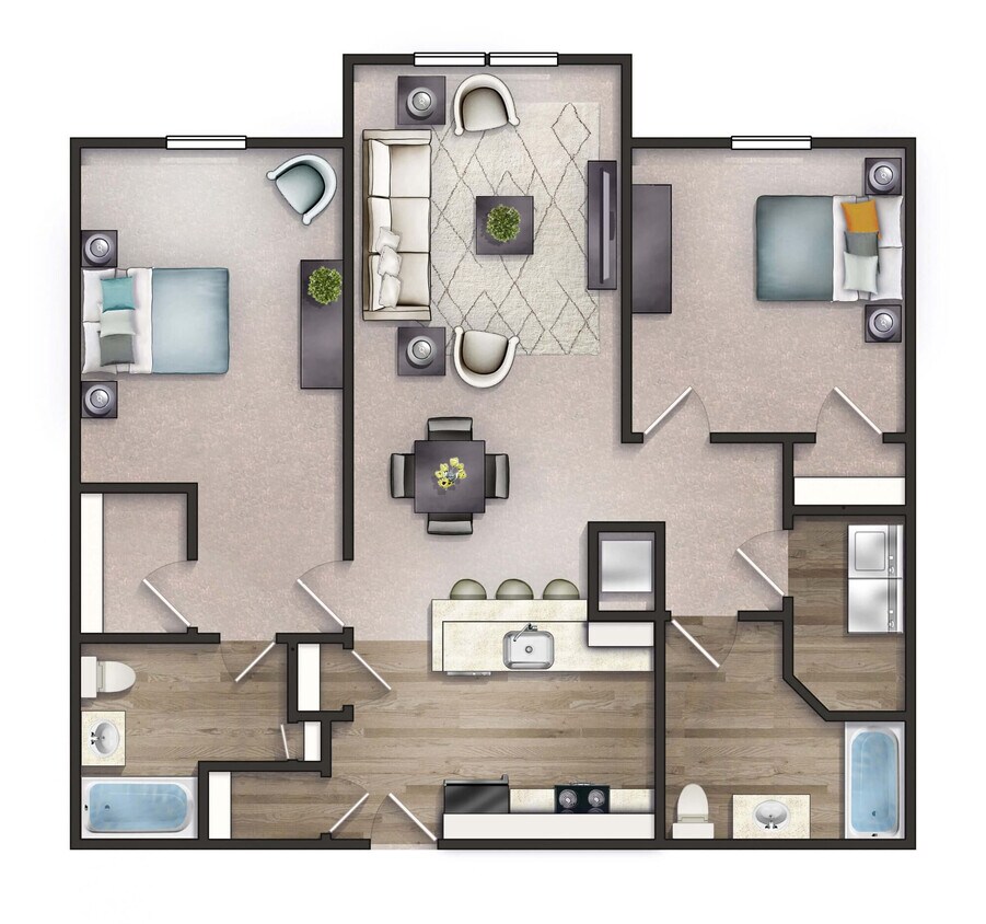 Plano de planta - Commons at Fort Mill