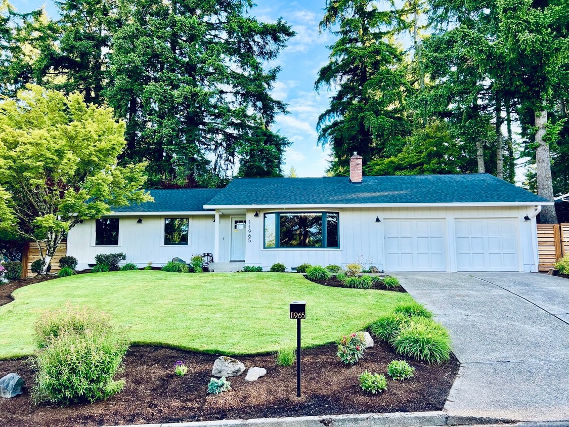 Exterior 1 - updated landscaping and exterior paint - 11965 NW Oatfield Ct