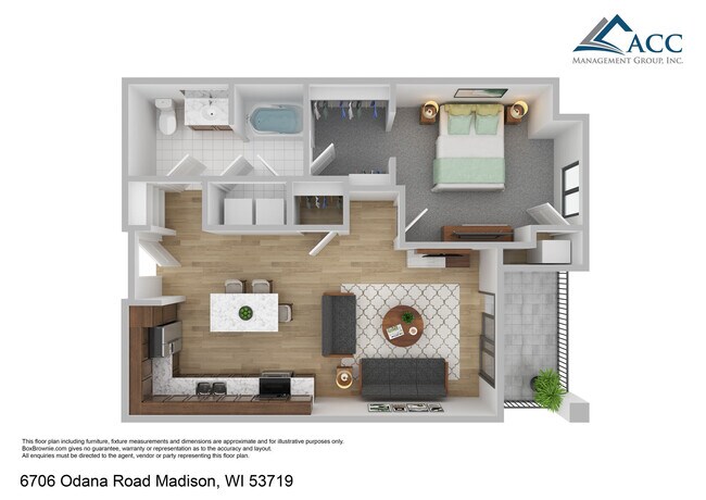 Plano de planta - Merchant Place