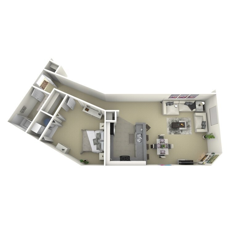 The Grant – 1 Bed 1 Bath A