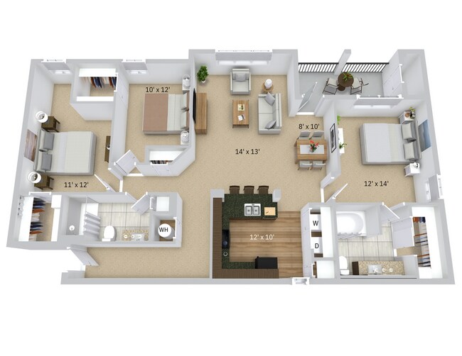 Foto del interior - Burkart Crossing Apartments