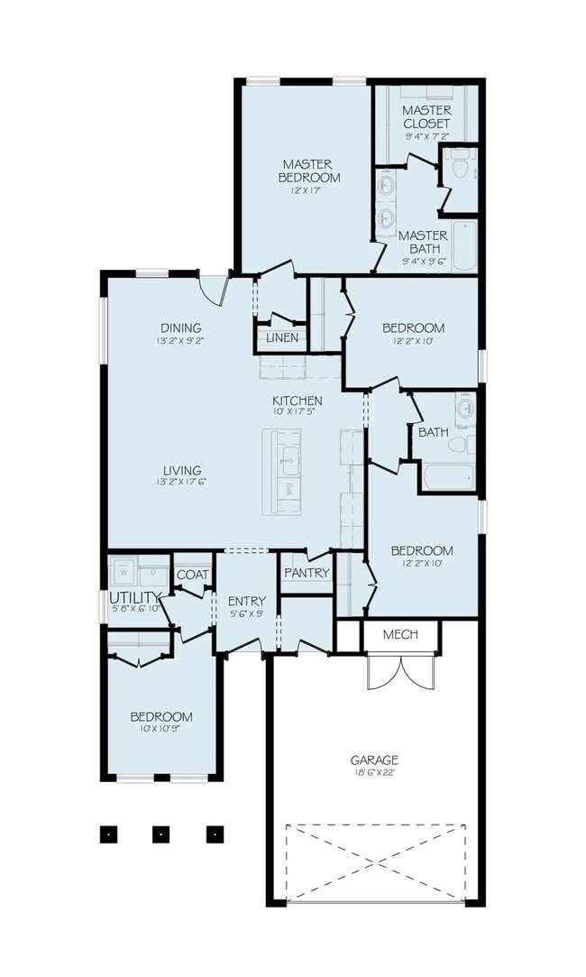 Floor plan - 2409 Bastrop Ave