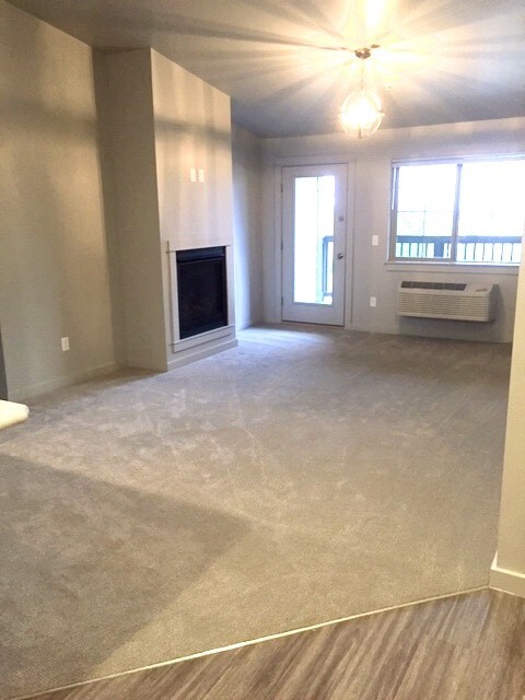 Sala de estar con chimenea de gas - 4643 Bembrick St